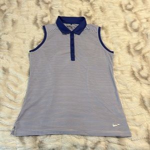 Women’s sleeveless Nike golf polo